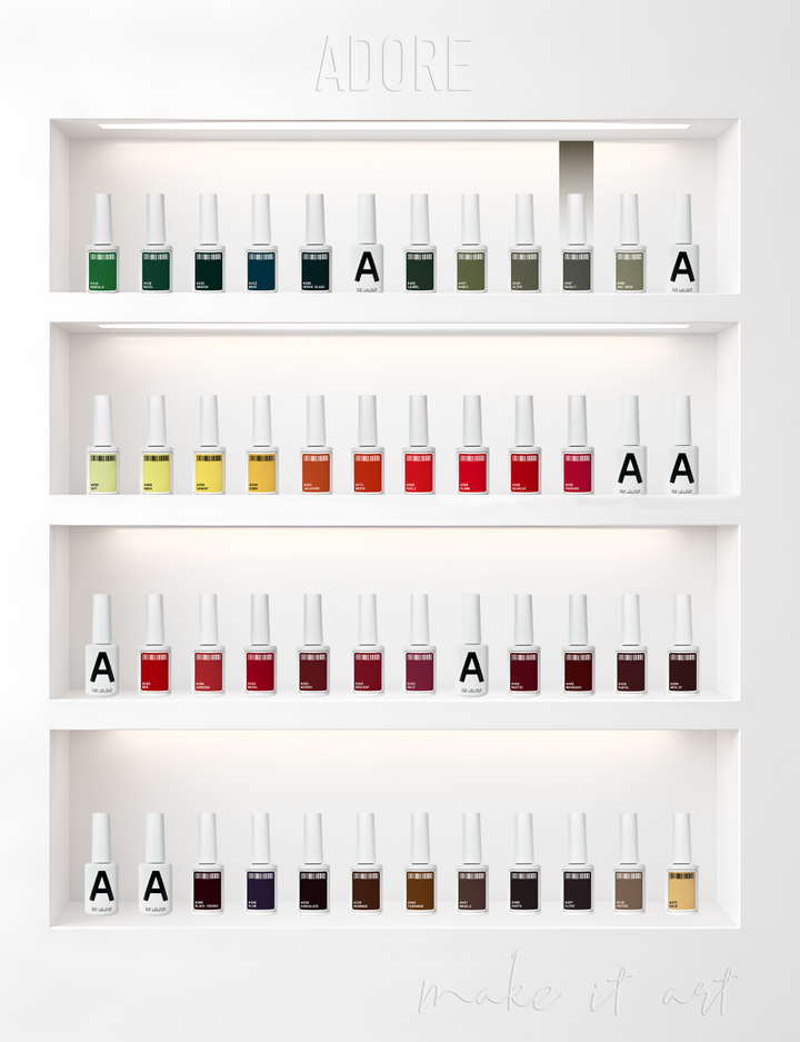 ADORE. Gel Polish, #507, Basalt, 12 ml. Гель-лак, курний сірий #5