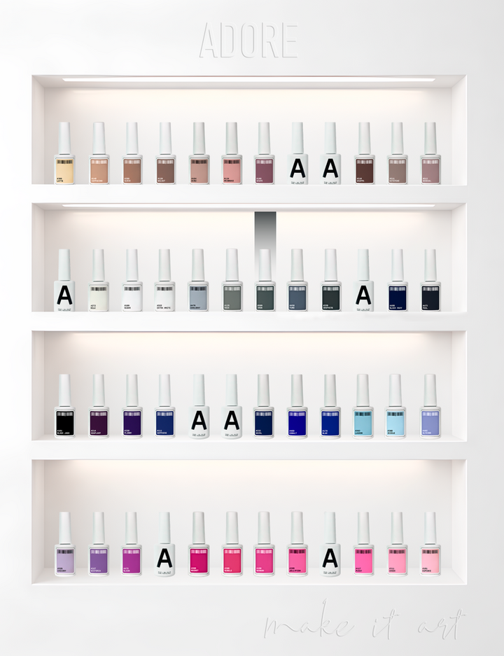ADORE. Gel Polish, #509, Iron, 12 ml. Гель-лак, класичний сірий #5
