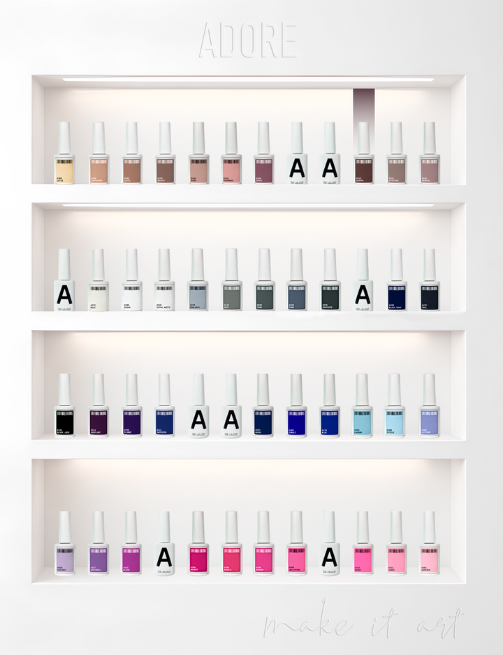 ADORE. Gel Polish, #510, Grappa, 12 ml. Гель-лак, виноградно-сірий #5