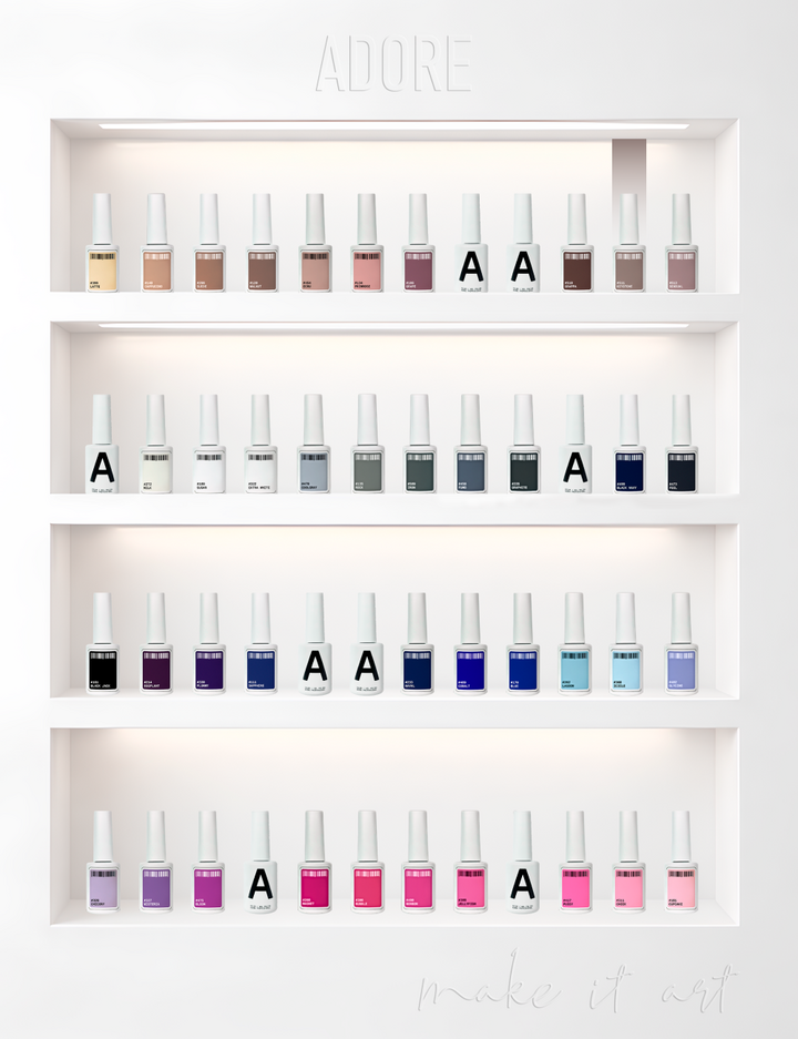 ADORE. Gel Polish, #511, Keystone, 12 ml. Гель-лак, сіро-ліловий темний #5