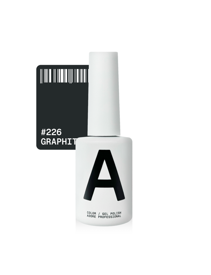 ADORE. Gel Polish, #226, Graphite, 12 ml. Гель-лак, графіт #1