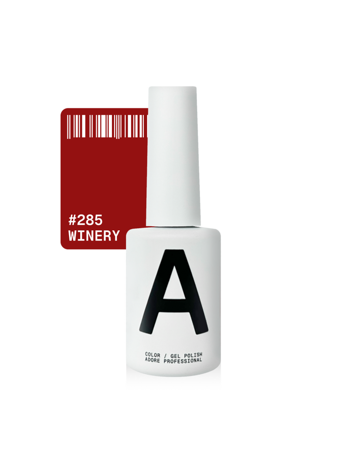 ADORE. Gel Polish, #285, Winery, 12 ml. Гель-лак, червоне вино #1