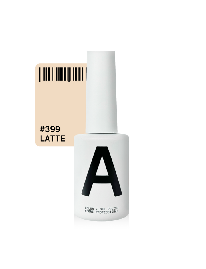 ADORE. Gel Polish, #399, Latte, 12 ml. Гель-лак, молочна пінка #1