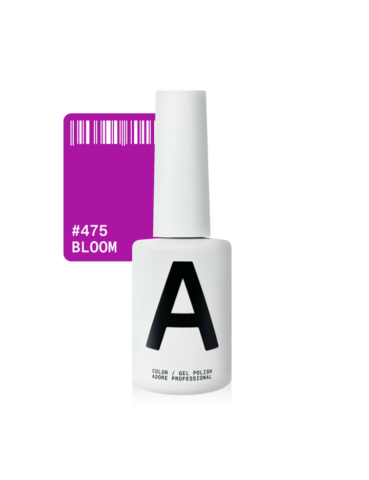 ADORE. Gel Polish, #475, Bloom, 12 ml. Гель-лак, яскрава фуксія #1