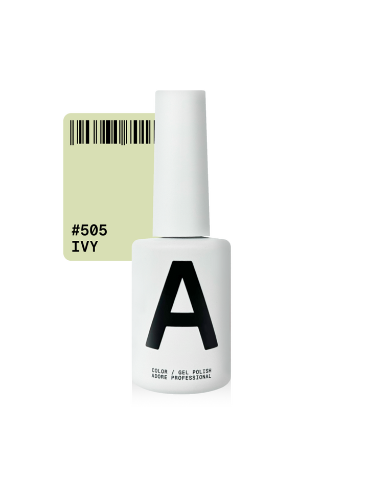 ADORE. Gel Polish, #505, Ivy, 12 ml. Гель-лак, світло-оливковий #1