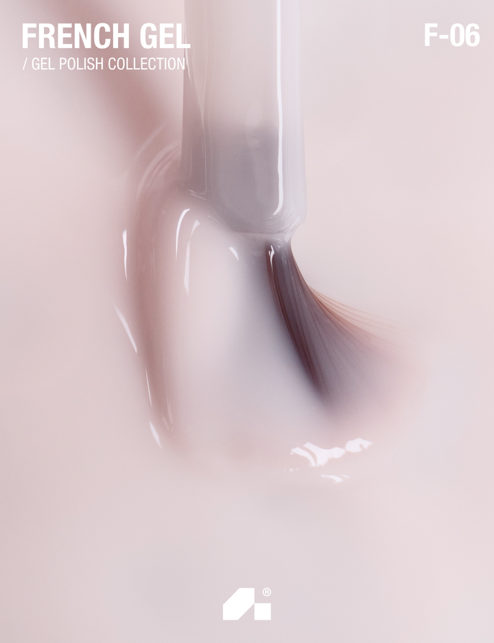 ADORE. French Gel Polish, #F-06, Veil, 12 ml. Gel polish, rosa freddo #2