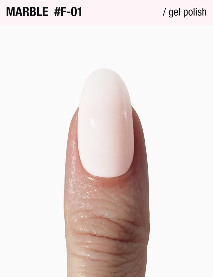 ADORE. French Gel Polish, #F-01, Marble, 12 ml. Гель-лак, мармуровий #3