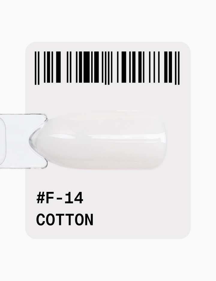 ADORE. French Gel Polish, #F-14, Cotton, 12 ml. Gel polish, mlecznobiały #3