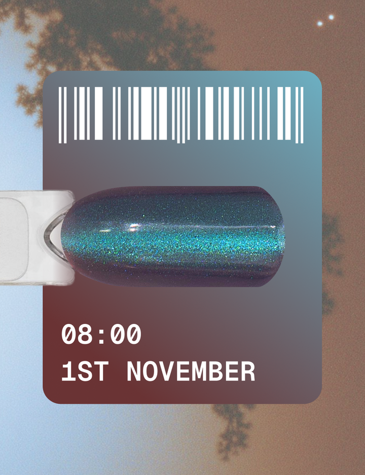ADORE. Cat's Eye Gel Polish, 08:00, 12 ml. Гель-лак "котяче око" шовковий, темний бірюзовий — Adore Professional, NAILSMADE