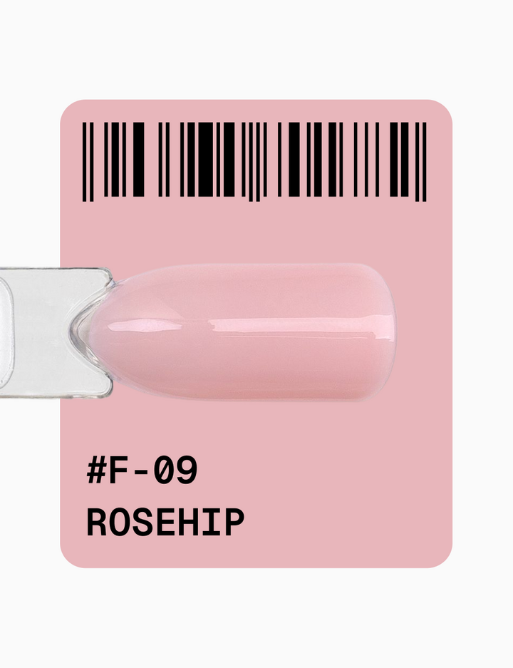 ADORE. French Gel Polish, #F-09, Rosehip, 12 ml. Гель-лак, чайна троянда — Adore Professional, NAILSMADE