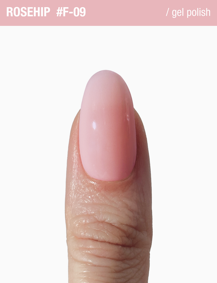 ADORE. French Gel Polish, #F-09, Rosehip, 12 ml. Гель-лак, чайна троянда — Adore Professional, NAILSMADE