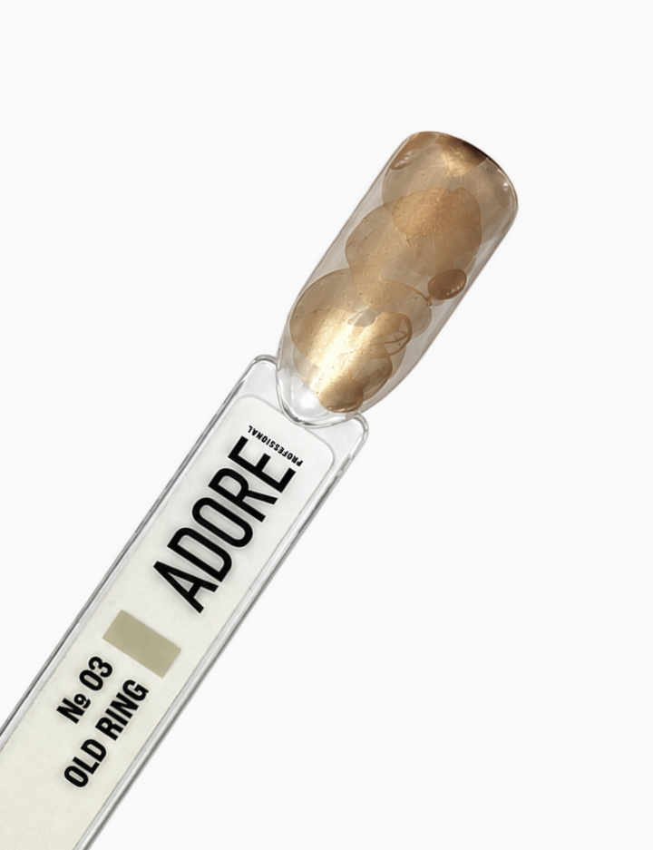 ADORE. Aqua Drops, #03, 5 ml. Рідкі акварельні краплі, золото — Adore Professional, NAILSMADE