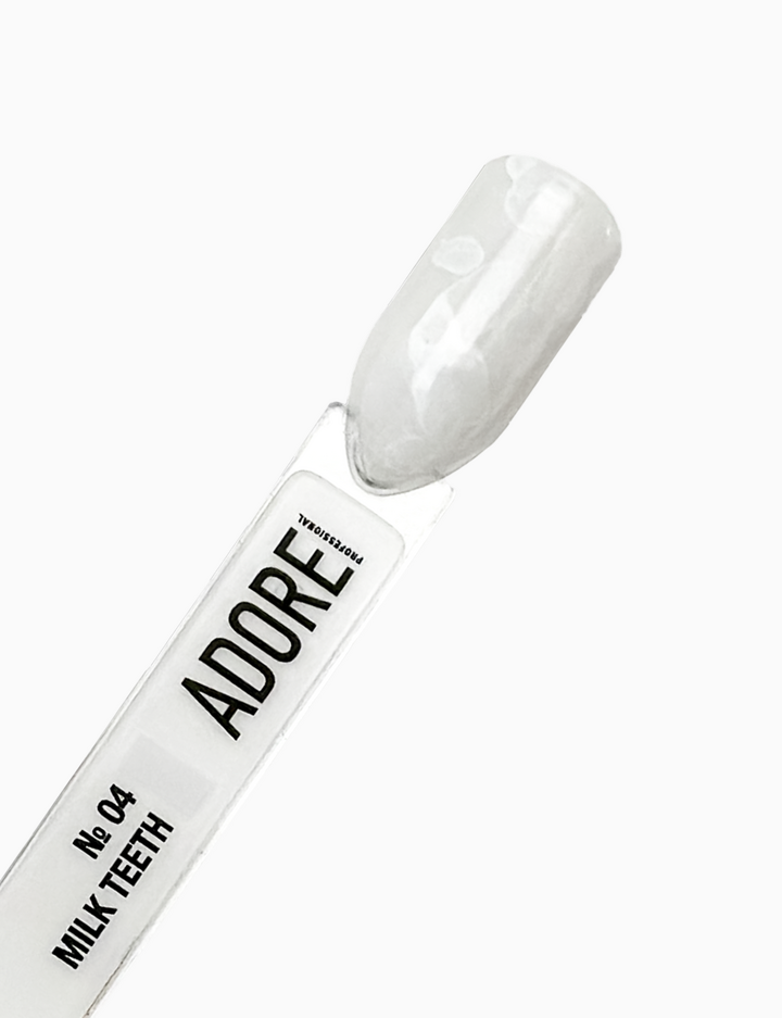 ADORE. Aqua Drops, #04, 5 ml. Рідкі акварельні краплі, молочний — Adore Professional, NAILSMADE