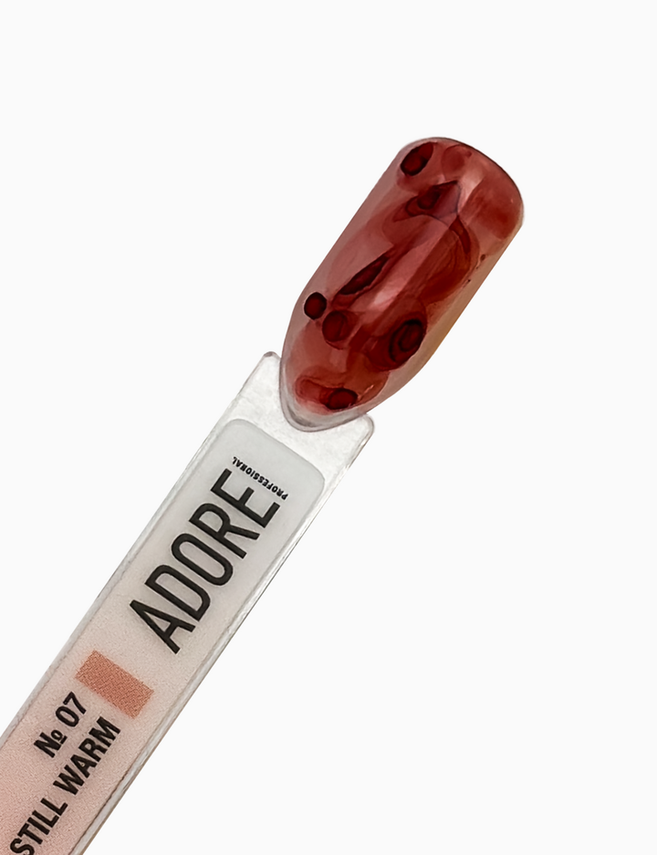 ADORE. Aqua Drops, #07, 5 ml. Рідкі акварельні краплі, цегляний — Adore Professional, NAILSMADE