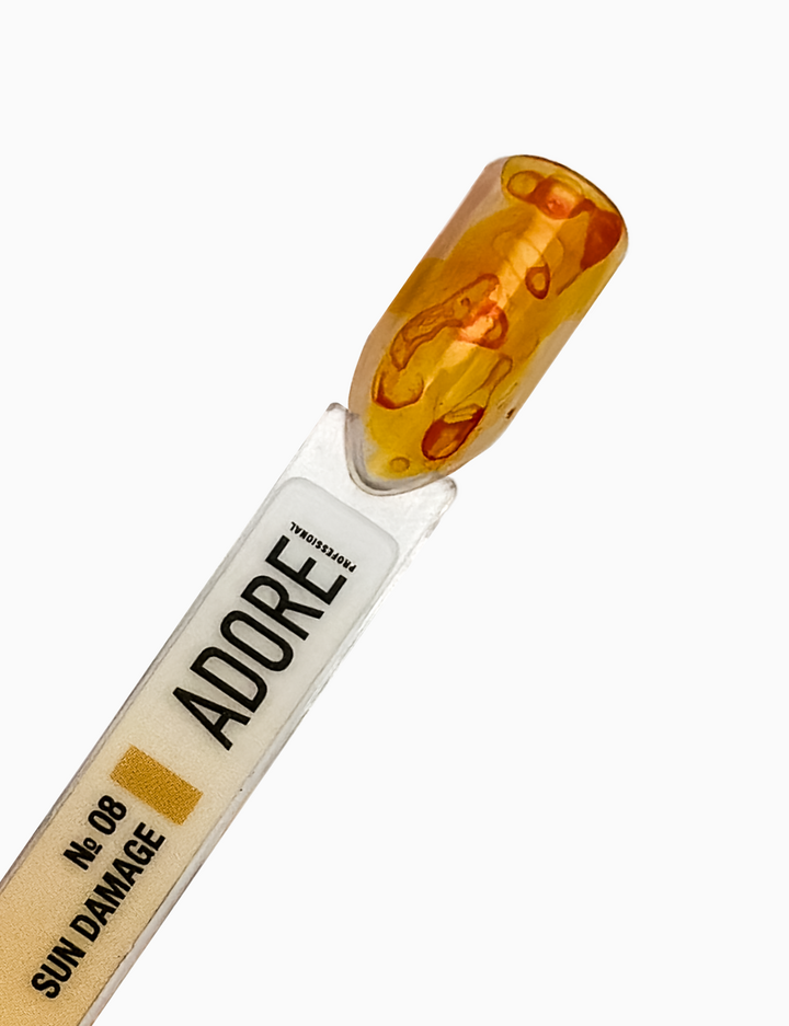 ADORE. Aqua Drops, #08, 5 ml. Рідкі акварельні краплі, жовтий — Adore Professional, NAILSMADE
