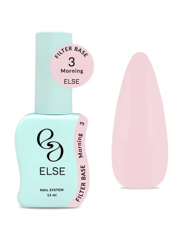 ELSE. Filter base, #03, Morning, 12 ml. Камуфлююча напівпрозора база #1