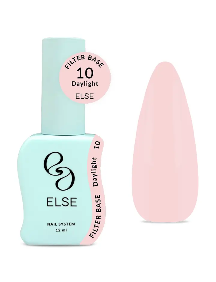 ELSE. Filter base, #10, Daylight, 12 ml. Камуфлююча напівпрозора база #1