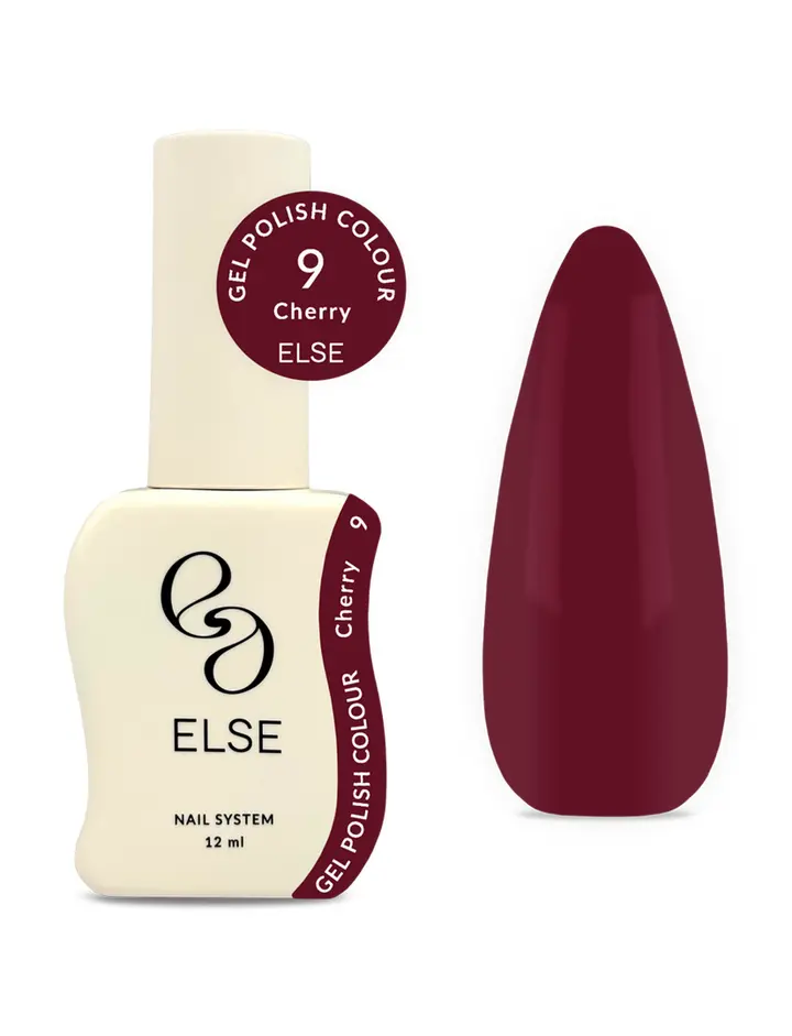 ELSE. Gel polish Colour, #09, Cherry, 12 ml. Гель-лак #1