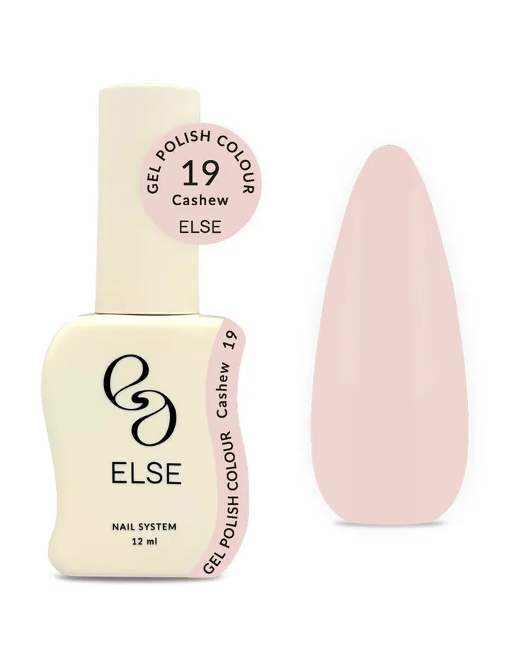 ELSE. Gel polish Colour, #19, Cashew, 12 ml. Гель-лак #1