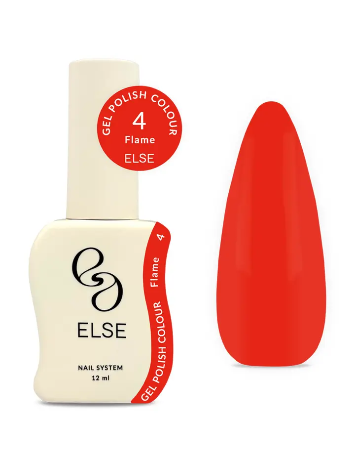 ELSE. Gel polish Colour, #04, Flame, 12 ml. Гель-лак #1
