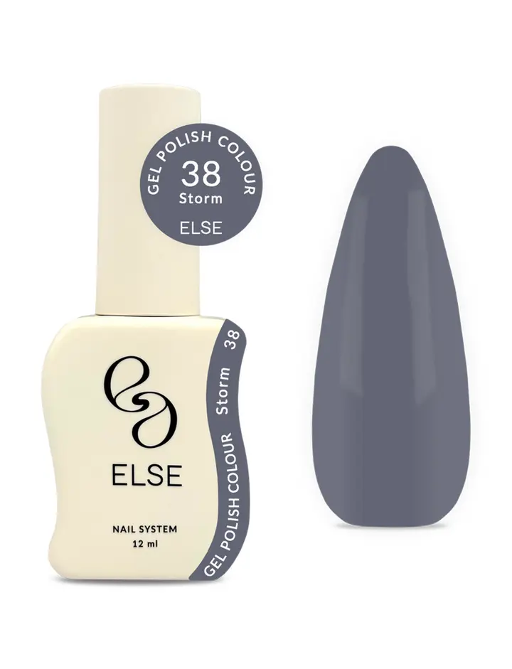 ELSE. Gel polish Colour, #38, Storm, 12 ml. Гель-лак #1