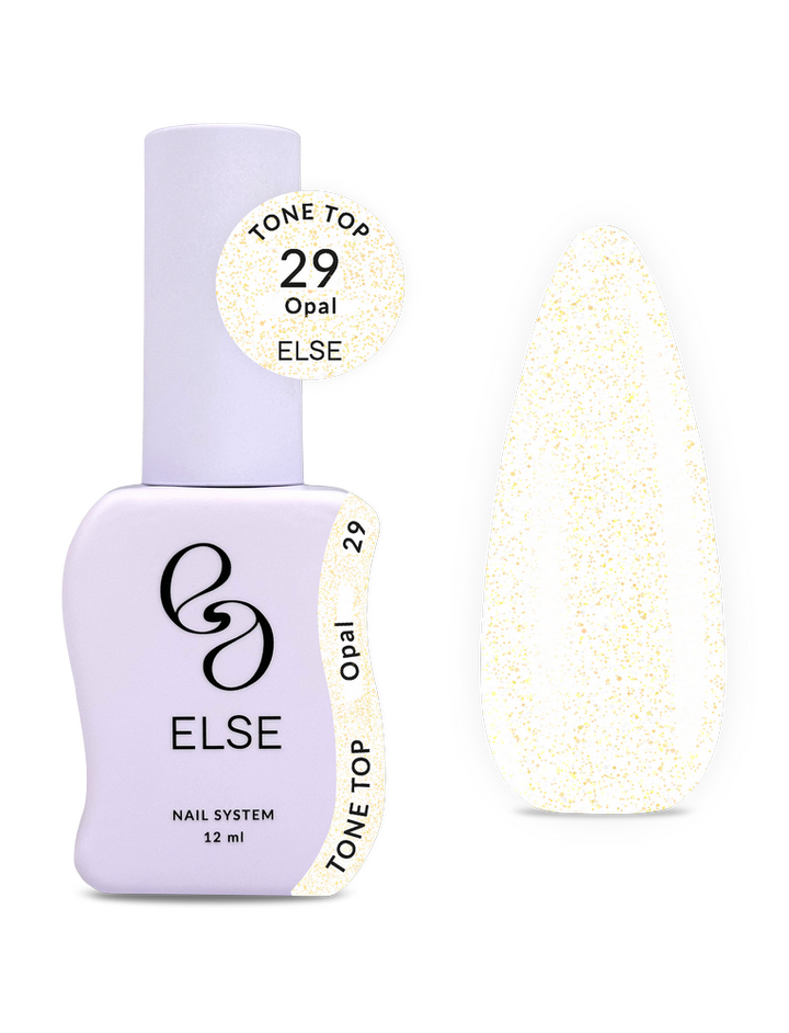 ELSE x Chillax. Tone top, glow Opal, #29, 12 ml. Топ із блиском опалу — ELSE, NAILSMADE