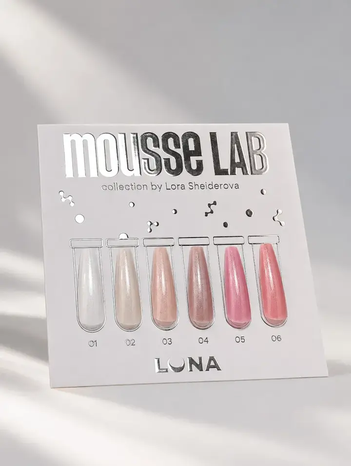 LUNAmoon. Mousse Gel #06, 30 ml, густий гель для нарощування, з шимером — LUNAmoon, NAILSMADE