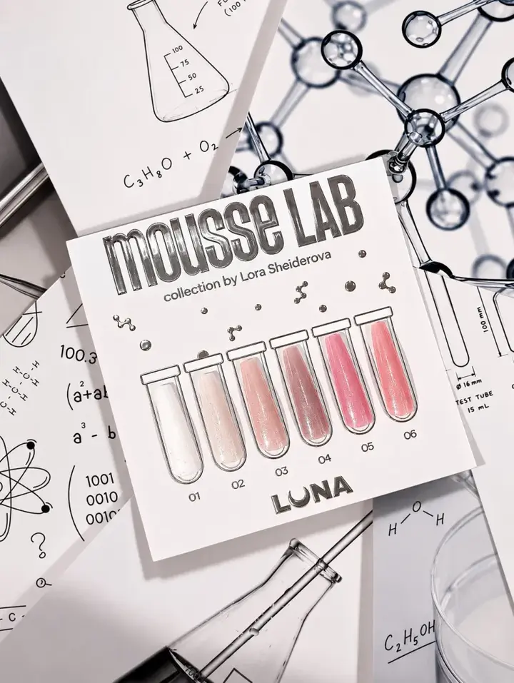 LUNAmoon. Mousse Gel #04, 30 ml, густий гель для нарощування, з шимером — LUNAmoon, NAILSMADE