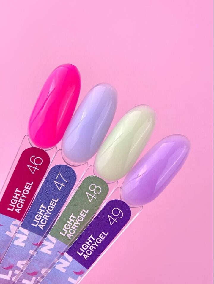 LUNAmoon. Light Acrygel #46 Neon pink, 13 ml, flüssiges Gel, neonpink #4