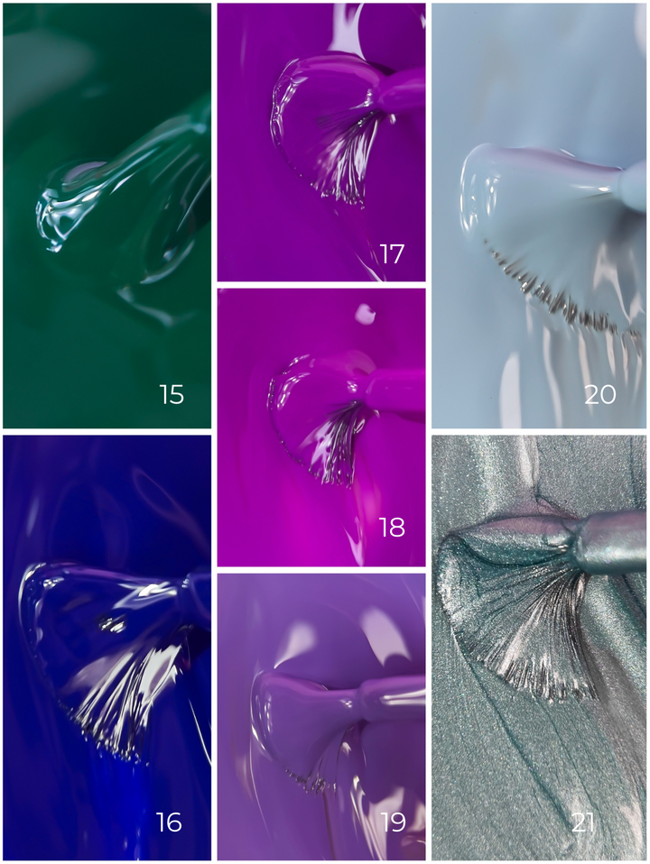 EDLEN. Stamping nail polish, №19, 10 ml. Лак для стемпінгу #3
