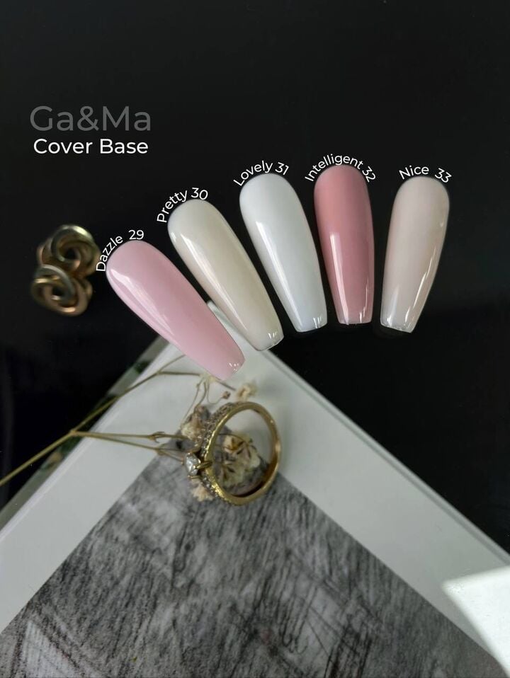 GA&MA. Cover base #31, LOVELY, 15 ml ( попередня упаковка) #4