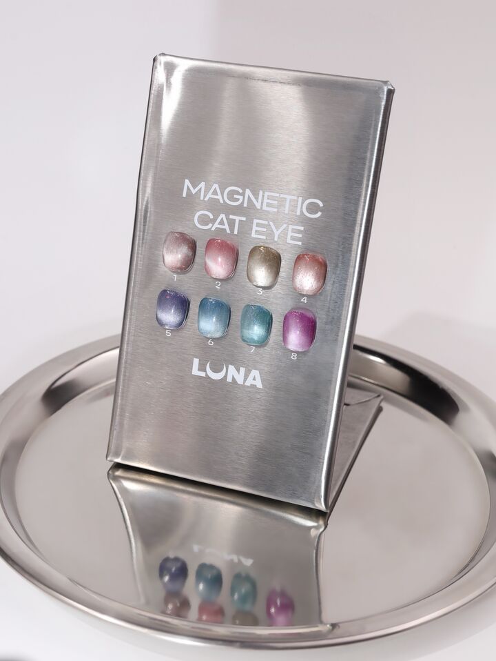 LUNAmoon. "Magnetic Cat Eye" Gel Polish #1, 8 ml, гель-лак «Котяче око» #3