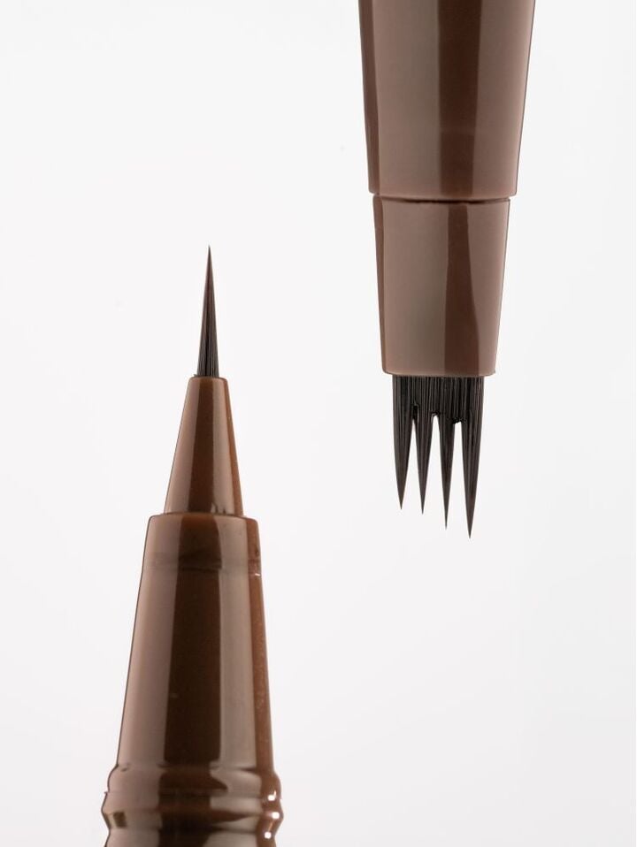 ZOLA x Makarevich. Eyebrow Liner, Mono Brush, Brown. Лайнер для брів з моно-пензлем, коричневий #2
