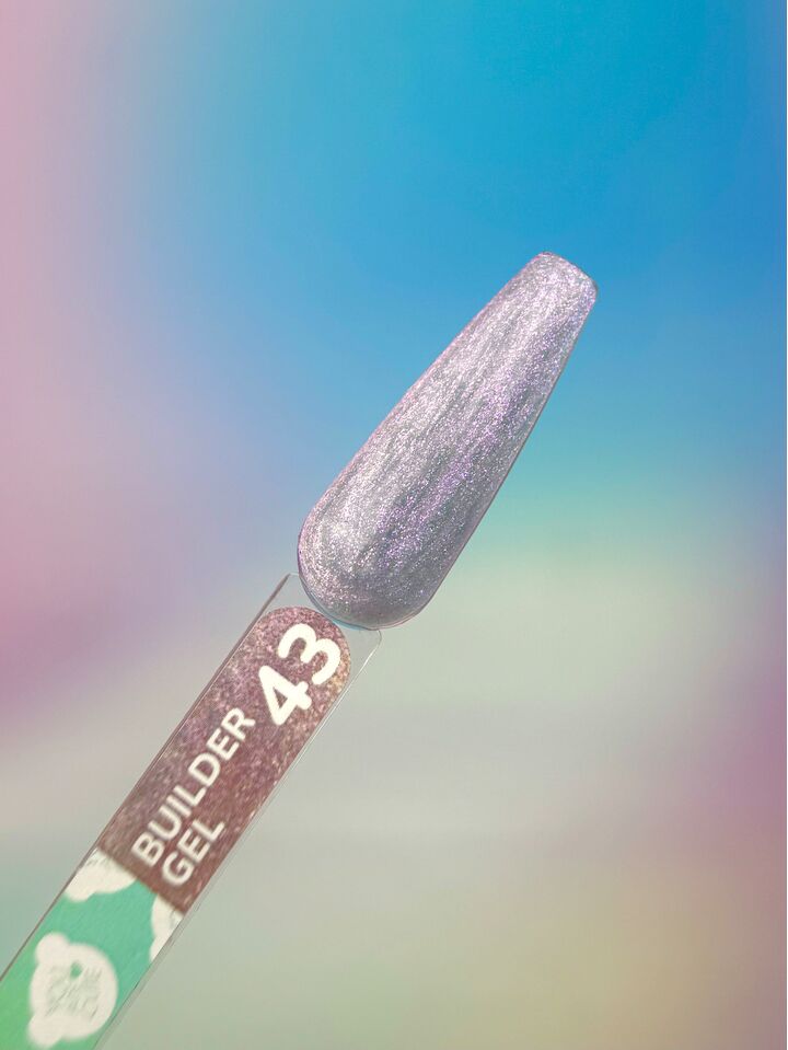 You Are Cute. Builder Gel #43, 15 ml, гель для нарощування, перламутровий #3
