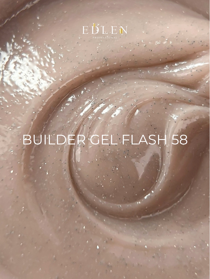 EDLEN. Builder gel, Flash #58, 15 ml #2