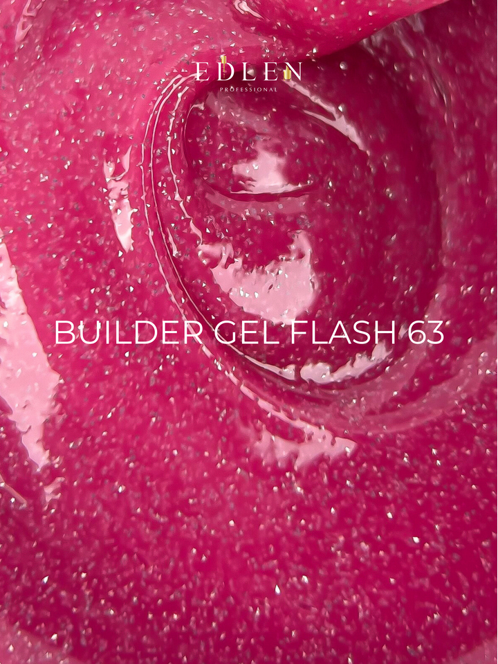EDLEN. Builder gel, Flash #63, 15 ml #2