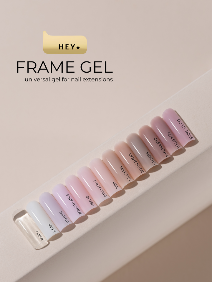 HEYLOVE. Frame builder Gel, BLUSH, 30 ml. Універсальний гель для нарощування #4