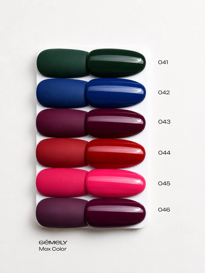 GÉMELY (ex GA&MA). Gel polish, Max Color #041, 10 ml, gel polish — Ga&Ma, NAILSMADE