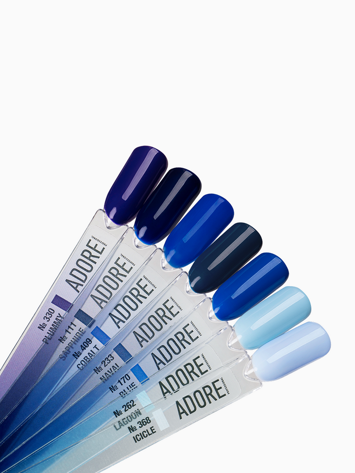ADORE. Basic Palette Gel Polish Box, 80 pcs. Бокс ADORE з базовою колекцією гель-лаків, 80 штук — Adore Professional, NAILSMADE