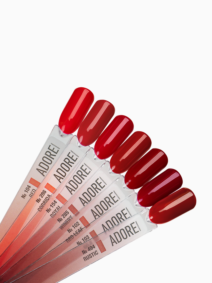 ADORE. Basic Palette Gel Polish Box, 80 pcs. Бокс ADORE з базовою колекцією гель-лаків, 80 штук — Adore Professional, NAILSMADE