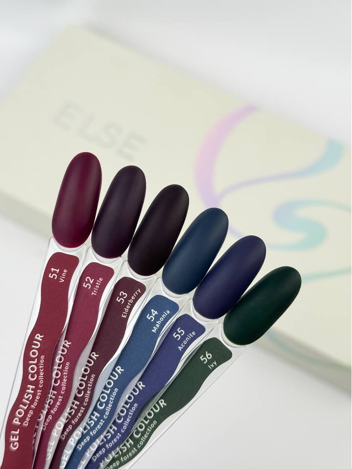 ELSE. Gel polish Colour, #51, Vine, 12 ml. Гель-лак — ELSE, NAILSMADE