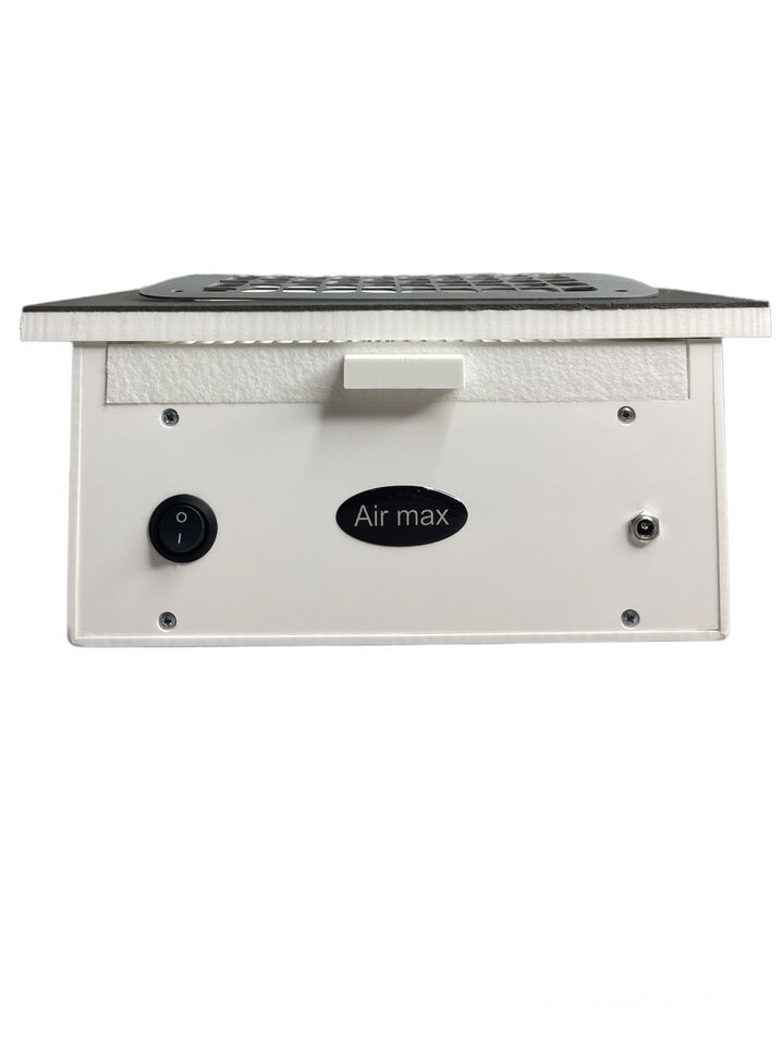 NEW Built-in Nail dust Collector "Air Max VF12 Plus", Витяжка вбудована з регулятором потужності, решітка "сіра сталь", двигун Корея #3
