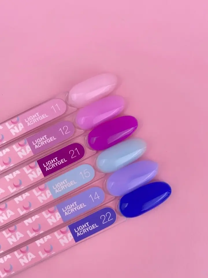 LUNAmoon. Light Acrygel #11 Light pink, 13 ml, рідкий гель, світлий рожевий #3