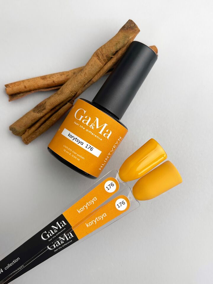 GA&MA. Gel polish #176 CINNAMON, 10 ml, гель-лак, Кориця #2