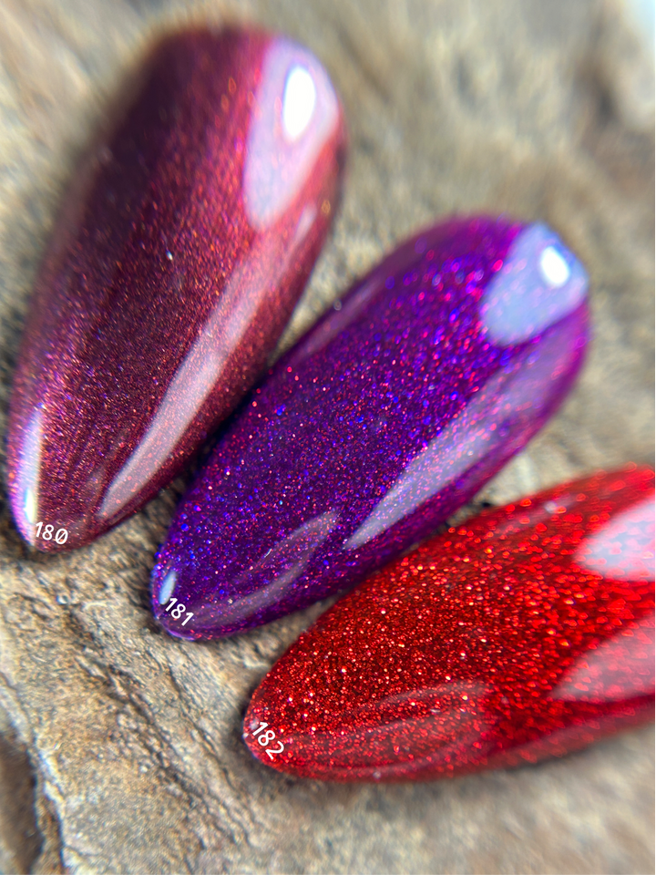 GA&MA. Gel polish #181 PURPLE DRAGON, 10 ml, гель-лак, фіолетовий з шимером #3