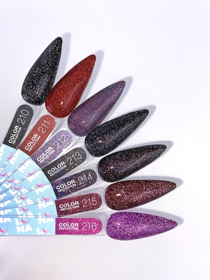 LUNAmoon. Reflection Gel Polish #212, 13 ml, світловідбиваючий гель-лак #8