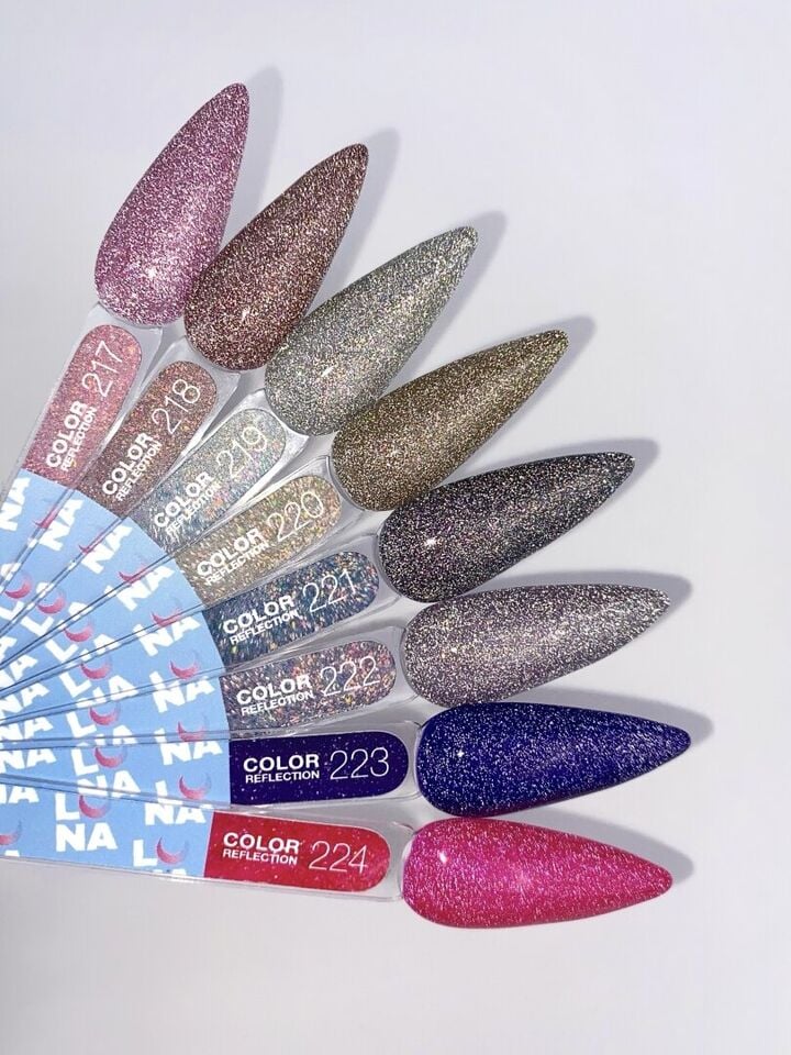 LUNAmoon. Reflection Gel Polish #217, 13 ml, світловідбиваючий гель-лак #8