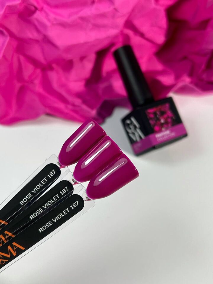GA&MA. Gel polish #187 Rose Violet, 10 ml, gel polish #2