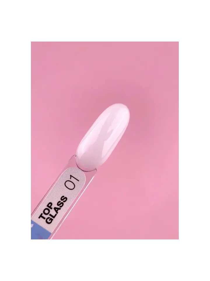 LUNAmoon. Glass Top Coat #1 (milky), 13 ml, топ кольоровий глянцевий, молочний #3