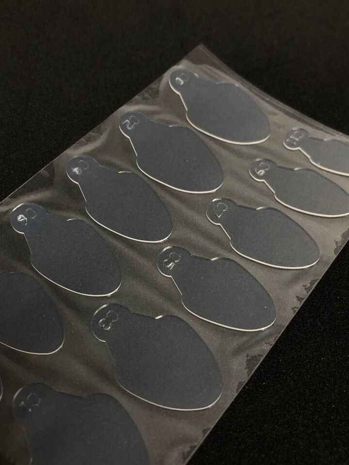 Molds. Молди трафарети для френчу, силіконові вставки у верхні форми, розмір С #3